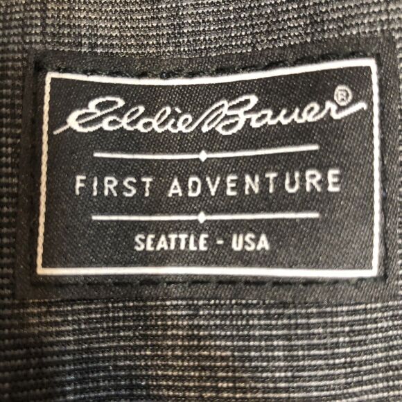 Eddie Bauer Diaper Bag Convertible Backpack Gray First‎ Adventure Mercer F5 - Picture 2 of 11
